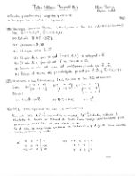 Taller Preparcial 1 Álgebra Lineal