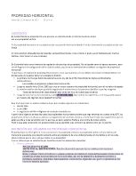 Apuntes Propiedad Horizontal