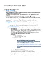 Apuntes Efectos de los negocios jurídicos
