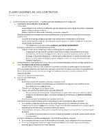 Apuntes Clasificaciones de los contratos