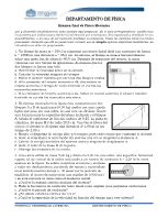 Examen Final Física Mecánica 2023-2 con solución