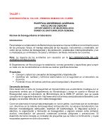 TALLERES  1, 2, 3 y 4 PRIMERAS SEMANAS- BACTERIOLOGIA-I-2025- ACTUALIZADO.docx