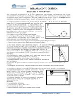 Examen Final Física Mecánica 2024-1 con solución