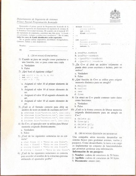 Parcial 1 2024-2 Programación Avanzada