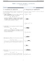 Taller: condiciones iniciales y sustitución