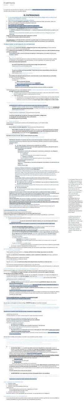 Apuntes El patrimonio