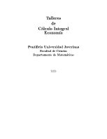 Talleres Cálculo Integral Economía 2023